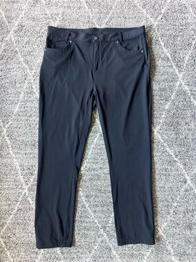 IBKUL Men's Charcoal lightweight soft stretch high performance pants XL